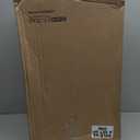 Rubbermaid Wrap N' Craft Plastic Wrapping Paper Organizer Storage Container with Top Ornament Storage Compartment for 20 Standard 30 Inch Rolls, Clear