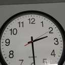 Bernhard Products Black Wall Clock Silent Non Ticking - XL 18 Inch Quality Quartz Battery Operated Round Easy to Read Home/Office/Classroom/School Clock