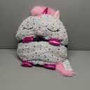 Happy Nappers Pillow & Sleepy Sack- Comfy, Cozy, Compact, Super Soft, Warm, All Season, Sleeping Bag with Pillow- Medium 54 x 20, Shimmer Unicorn