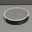 madesmart 10" Two-Level Turntable, Tiered Spinning Organizer for Spices, Lazy Susan Organizer, Condiments & Pantry Items, Non-Slip Lining, Easy to Clean, White