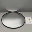 20in Round Bathroom Mirrors for Wall, Bathroom Mirrors for Over Sink, Wall Decor for Bathroom, Entryway, Bedroom, Vanity, Classical Black