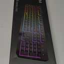 KLIM Chroma Wireless Keyboard RGB Backlit Gaming, Rechargeable Battery, PC Keyboard, Durable & Water-Resistant, Compatible with PS4, PS5 & Mac - Black