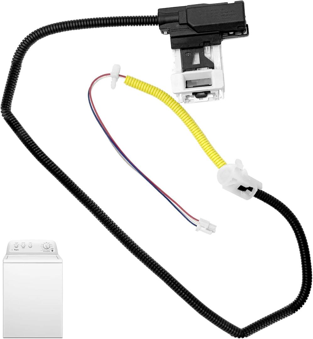 W11307244 W10682535 Washing Machine Lid Lock Replacement for Whirlpool Maytag Amana Kenmore Series 110 200 500 Roper WTW5000DW1 RTW4516FW2 VAW3584GW1 WTW4816FW2 NTW4516FW3