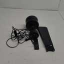 Ceiling Fans with Lights,36" LED Fan Light Hanging with Hook,Hook Type Ceiling Fan,Plug in Ceiling Fan Light,40W,3000-6500k,Remote Control,Portable Fan for Camping Bed,Patios,(Black)