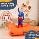 SaferBounce Crash Pad for Kids Sensory | Big 5Ft x 5Ft | Autism Sensory Crash Mat for Jumping Play | Crashpad | Soft Foam Landing Pad | Giant Mat Pillow | Climbing, Gymnastics