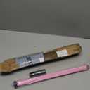 AceMining Sliding Door Security Bar,Heavy Duty Sliding Patio Door Lock Bar, 20-50inch Adjustable Multi-use Window Security Bars, Sliding Door Stopper, Pink, 2Pack