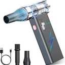Mini Ultra-Slim Electric Compressed Air Duster, 150,000RPM Super Power Cordless Air Duster, Powerful Airflow for Computer, Keyboard, Outdoor, House and Car, USB-C Rechargeable