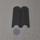 2 PCS Sink Faucet Guard Mat,Diatomite Faucet Handle Drip Catcher Tray Fast Drying for Kitchen Bathroom Countertop (Dark Gray 45*10cm)