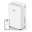 Dehumidifier for Basements, 2000 Sq. Ft., 30 Pints, Max 50 Pints 1.6L Tank, App-Controlled, With 4.9 ft Drain Hose Low noise, for Living room, Basements and Office