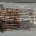 LazBlinds Cordless Blackout Bamboo Roman Shades, 23x64, Penang Teak