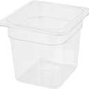 Excellante Sixth Size 1/6-Inch Deep Polycarbonate Food Pan