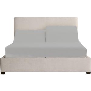 Split Top King Sheets Sets for Adjustable Bed, Half Split King Sheets Sets for Adjustable Bed, Split King Sheet Set, Sleep Number Sheets Split Top King, Flex Top King Sheets 15-18" Deep-Light Grey