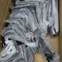 Duraaamo 24 Pack Slatwall Hooks Set, Metal Multi Sizes Heavy Duty Single and Double Slatwall Panel Hanging Hooks and Hangers Accessories for Storage Garage Garden Home, Black