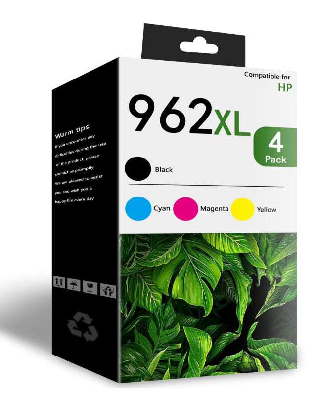 952XLink cartridges combo 4pk Black/Cyan/Magenta/Yellow) Compatible 952XL Ink Cartridges Replacement for 952XL Ink for OfficeJet Pro 8710 8210 8715 8720 8702 7740 Printer