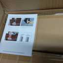 Shineforu 36" Cable Railing Stair Post Kit, Complete Cable Railing System with 2 Stair Posts, 98FT Wire Rope (No Handrail)