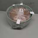 Big Self Watering Pots 12/10/9 inch, Planter, Plant Pots with Mesh Drainage Holes for Indoor Outdoor Garden Plants, Plastic Flower Pots with Removable Deep Reservoir, Green with Brown