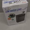 290GPH Turtle Tank Filter for 20-85 Gallon, Turtle Filter Low Water Level Available and Flow Adjustable, Turtle Water Filter for Shrimps Amphibians Turtle Tank Saltwater Freshwater Crystal Clear (Black)