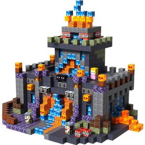 Goody King 100PCS Magnetic Blocks - Dark Castle Set Magnetic Building Blocks, Stacking Magnets for Kids, Strong Magnets, Sensory Toy for STEM Learning Toys for Kids 3+ Boys and Girls Birthday Gifts, 7.87 inches x 7.87 inches x 0.78 inches