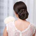 UKCOCO Braid Artificial Hair Chignon : Claw In Hairpiece Extension Synthetic Fiber for Weddings Parties Events, Multi-color, 5. 31 X 5. 31 X 2. 36 Inch