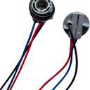 2PCS 1157 LED Bulb Sockets Plug, Plastic Waterproof Turn Signal Brake Light Socket, Tail Light Wiring Harness Plug Connector, Universal Car Accessories for Most Cars, Trucks, SUVs