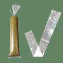 28 Inch Long (50-Pack) Flat Open Poster Sleeves, 2 Mil Narrow Plastic Blueprint Bags Clear Waterproof Tube Storage (8X28 Inches)