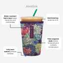 Sok It JavaSok Iced Coffee & Cold Soda Insulated Neoprene Cup Sleeve (Give Thanks, Large: 30-32oz)