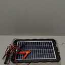 POWOXI Upgraded 7.5W-Solar-Battery-Trickle-Charger-Maintainer-12V Portable Waterproof Solar Panel Trickle Charging Kit for Car, Automotive, Motorcycle, Boat, Marine, RV,Trailer, Snowmobile, etc.