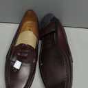 Johnston & Murphy Men's Hayes Tassel Loafer Dress Casual Shoe, 10.5, Burgundy Polished Full Grain