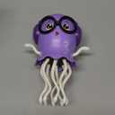 Kids Toy Dancing Jellyfish, Tummy Time Toy Interactive Jellyfish Bump and Go with Music & Lights, Learning Crawling Toys for Toddlers Baby 1 2 3 4 5 Years, Birthday for Boys Girls (Blue)