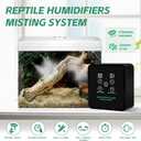 MECESOR Automatic Reptile Mister Humidifier with Timer,Programmable Terrarium Reptile Mister System for Chameleons, Snakes,Frogs,Turtles & Lizards - Smart Spray Control