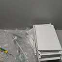 SWTYMIKI 14.57"x32.28" Bathroom Storage Cabinet  Freestanding Toilet Paper Storage with Doors & Drawer, Bathroom Organizers and Storage for Small Spaces, Laundry Room, Ideal for Towels, White