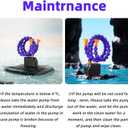 Submersible Water Pump - DC 25W 400GPH 1500L/H with Water Pipes & 5.2ft High Lift - for Water Table Aquarium, Pond, Hydroponics, Fountain