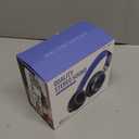 AILIHEN C8 Kids Headphones Wired, On-Ear Headphones with Microphone and Volume Control Foldable Corded Stereo 3.5mm Headset for School Teens Smartphones Chromebook Laptop Tablets Travel (Black Blue) (Medium)