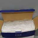 Mattress Pad King Size  Quilted Fitted Mattress Protector  Cotton Pillow Top Cover w/ 8-16" Deep Pockets  Thick, Comfy & Plush  Cooling, Breathable & Noiseless  Machine Washable  78 x 80 (White)