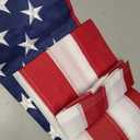 Aria American Flag Outdoor US Flag - Embroidered Stars, Sewn Stripes, Brass Grommets Vivid Color Outdoors Indoors USA Flags, 

3ftx5ft