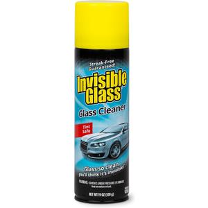 Invisible Glass 91164 Premium Aerosol Glass Cleaner Spray for Car Windshields and Windows, Automotive and Home Window Cleaner, Streak-Free, Ammonia-Free, Tint-Safe – 19 oz