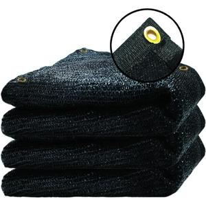 90% Black Shade Cloth, 12X24Ft Garden Sun Shade for Plant Cover, Outdoor Shade Netting with Grommets, Sunblock Mesh Tarp for Patio, Greenhouse, Pergola, Potted Plant, Chicken Coop (1224FT)