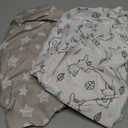 Pack and Play Sheets, 2 Pack Mini Crib Sheets, Stretchy Playard Fitted Sheet, Compatible with Graco Pack n Play, Soft and Breathable Material, Stars & Bunny