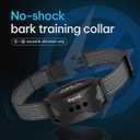 DogRook Rechargeable Dog Bark Collar - No Shock Training Smart Collar - Beep & Vibrating - Anti Bark Collar for Large Dog, Medium & Small Dog - No Shock Bark Collar - 12-110 lbs