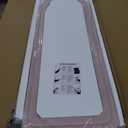 Floor Mirror, Full Length Mirror with Stand, 63"x24" Freestanding Arched Mirror Full Length Hanging or Leaning, Wall Mounted Mirrors with Flannel Frame, Large Mirrors for Bedroom (Pink)