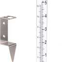 5" Capacity Rain Gauge with 2 in 1 Stainless Steel Rack Holder for Yards, Lawns, Pathway, Patio