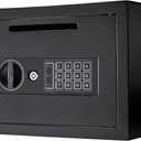 Barska Digital Depository Safe 0.57 Cu. Ft Front-Load Drop Box for Cash, Money & Mail, Multi-User PIN Code Lock, Steel Construction, Anti-Pry Hinges, Backup Keys, Ideal for Business or Office