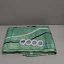 Dog Shower Curtain,Funny Shower Curtains 72Wx72L Inch Dachshund Shower Curtain Bath Soap Wash Your Paws Fun Ocean Teal Green Bathtub Vintage Wood Waterproof Polyester Fabric 12 Plastic Hooks