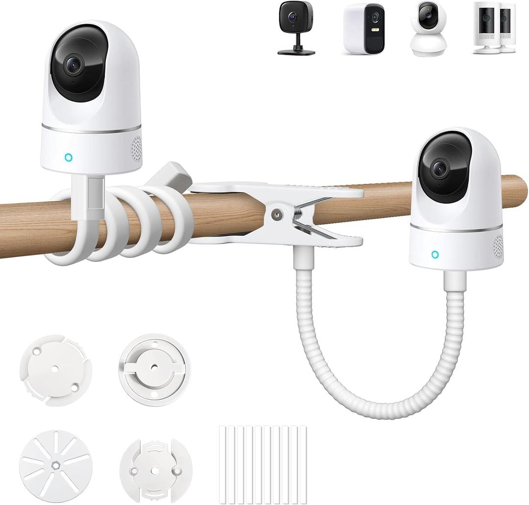 Flexible Clip Mount for Ring Security Camera