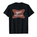 Coors Miller High Life Centered Vintage Logo T-Shirt, Large