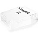 Bright Creations Clear Acrylic Place Cards for Weddings, Table Seating (5x7 In, 20 Pack)