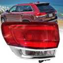 Outer Tail Light Compatible with 2014-2021 Jeep Grand Cherokee Laredo/Limited/Overland/Summit Tail lamp Assembly (Left Driver Side)
