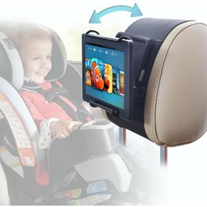 Car Headrest Holder Angle Adjustable Car Headrest Mount Holder for 7-10 Inch Fire Tablets