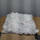 3D Flower Wall Panel 16pcs Artificial Floral Background-White