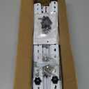 Solar Panel Mount, 32 in with Foldable Tilt Legs Adjustable Solar Panel Tilt Mount Brackets Set Installed on, Roof, Boat,Ieal for 180 200 300 400 Watt Solar Panel for Roof, White